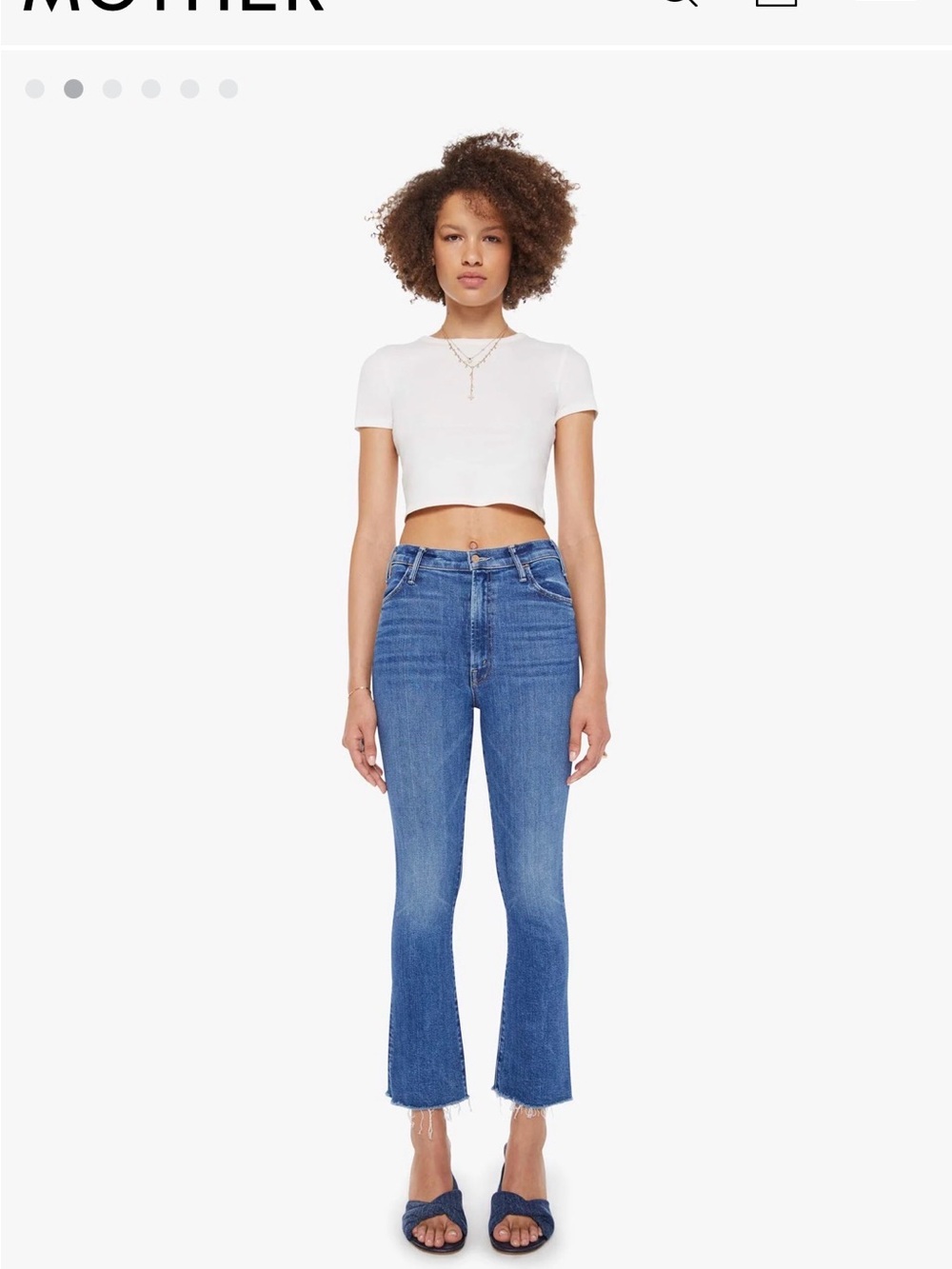 Women’s Mother Jeans: The Hustler Ankle Fray